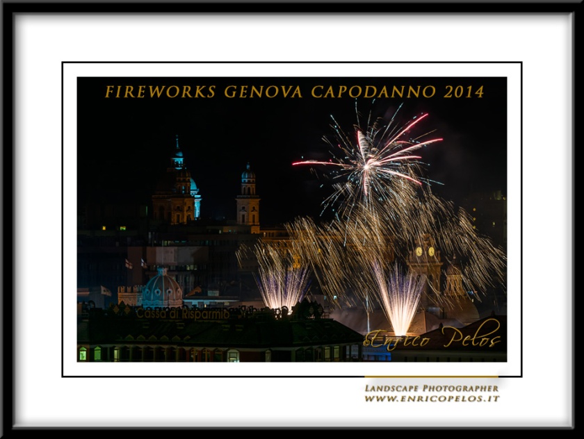 FIREWORKS GENOVA 2014 NEW YEAR'S EVE - FUOCHI ARTIFICIALI a GENOVA CAPODANNO 2014